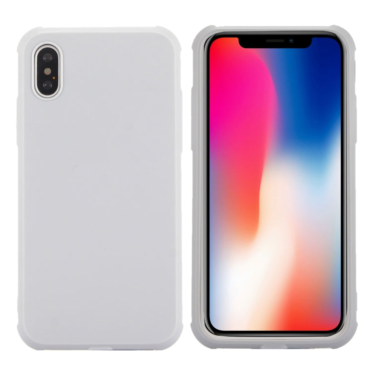 For iPhone X / XS Dropproof Protective Soft TPU Back Case Cover