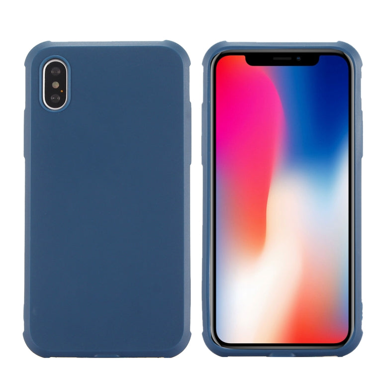 For iPhone X / XS Dropproof Protective Soft TPU Back Case Cover