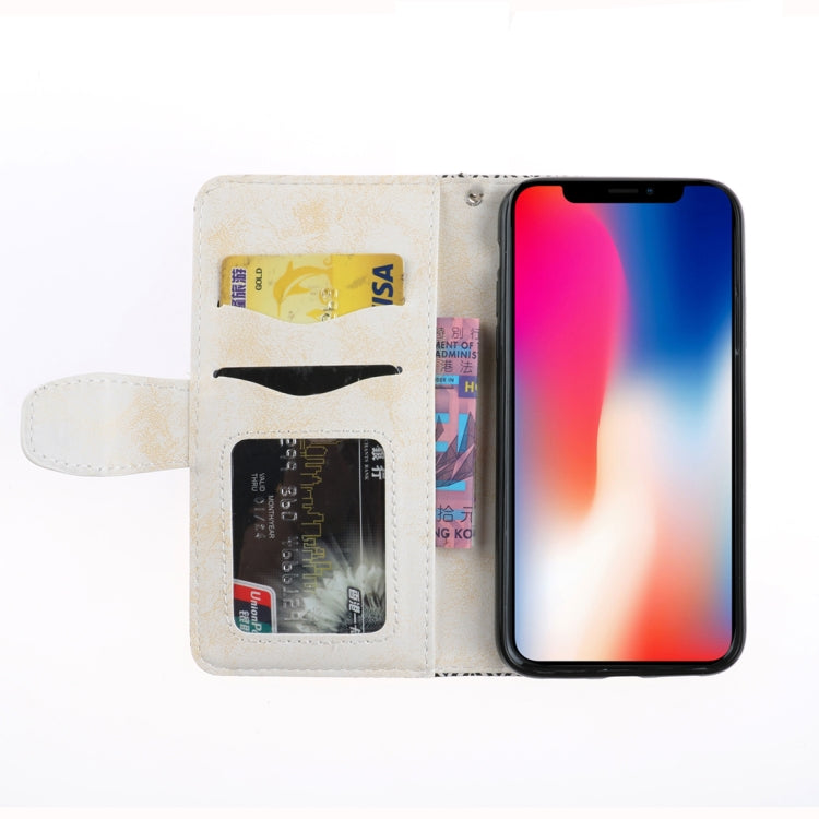 For iPhone X / XS Embossment Mandala Pattern Horizontal Flip Leather Case with Holder & Card Slots & Wallet & Lanyard
