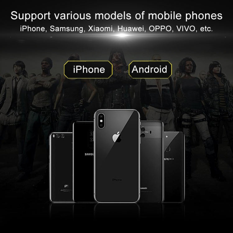 2 PCS TOTUDESIGN Mobile Phone PUBG Game Gaming Trigger Aim Keys L1R1 Controller Shooter, For iPhone, Galaxy, Huawei, Xiaomi, HTC, and other Smartphones