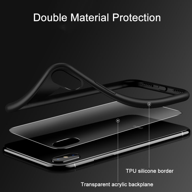 For iPhone X CAFELE Ultra-thin TPU + PC Dropproof Protective Case Cover