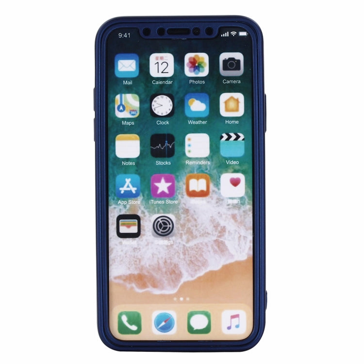 For iPhone X / XS 360 Degrees Full Coverage TPU Protective Case Back Cover