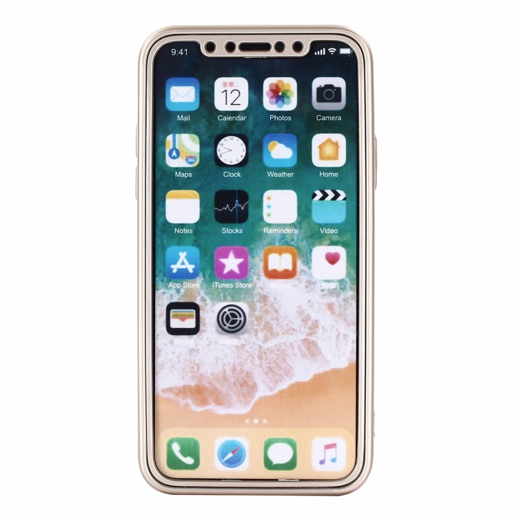 For iPhone X / XS 360 Degrees Full Coverage TPU Protective Case Back Cover