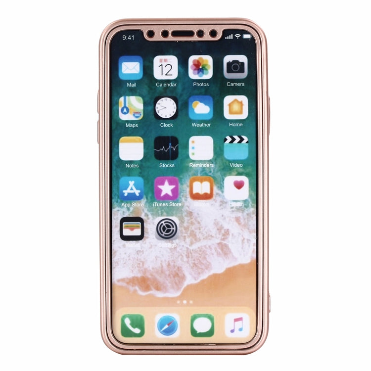 For iPhone X / XS 360 Degrees Full Coverage TPU Protective Case Back Cover