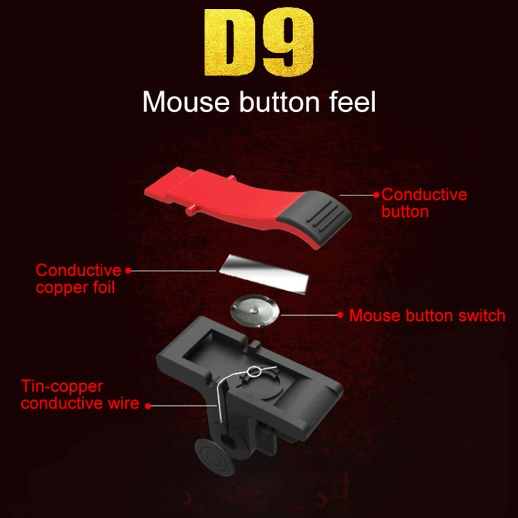 D9 Eat Chicken Mobile Phone Trigger Shooting Controller Press Button Handle