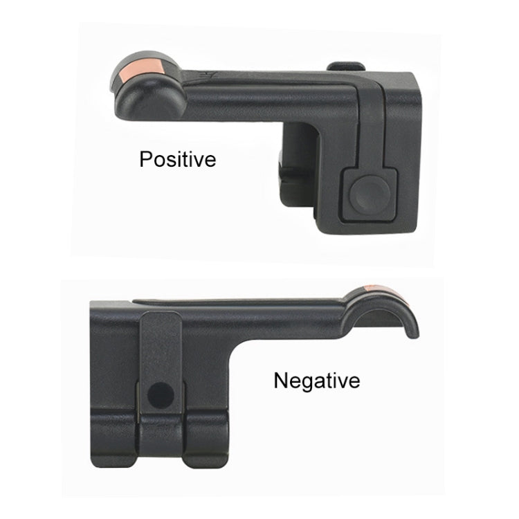 L7 Touch Control Eat Chicken Mobile Phone Trigger Shooting Controller Button Handle (Black)