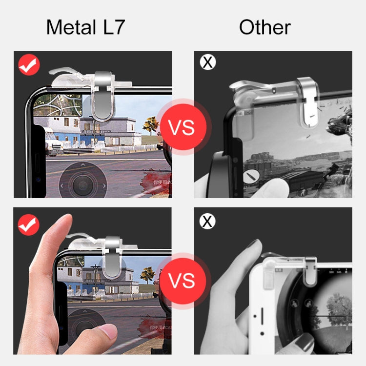 L7 Metal Press Eat Chicken Mobile Phone Trigger Shooting Controller Button Handle