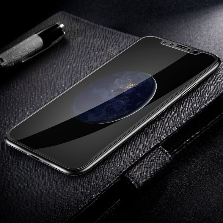 ROCK for iPhone X 9H Hardness 0.26mm 4D Curved Edge Tempered Glass Screen Protector