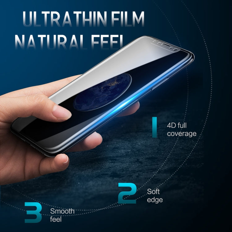 ROCK for iPhone X 9H Hardness 0.26mm 4D Curved Edge Tempered Glass Screen Protector