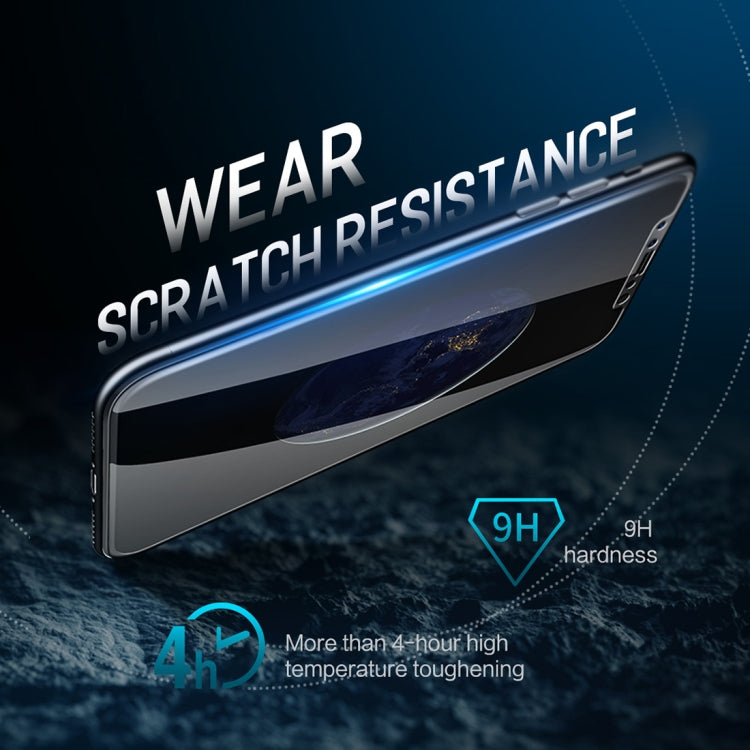 ROCK for iPhone X 9H Hardness 0.26mm 4D Curved Edge Tempered Glass Screen Protector