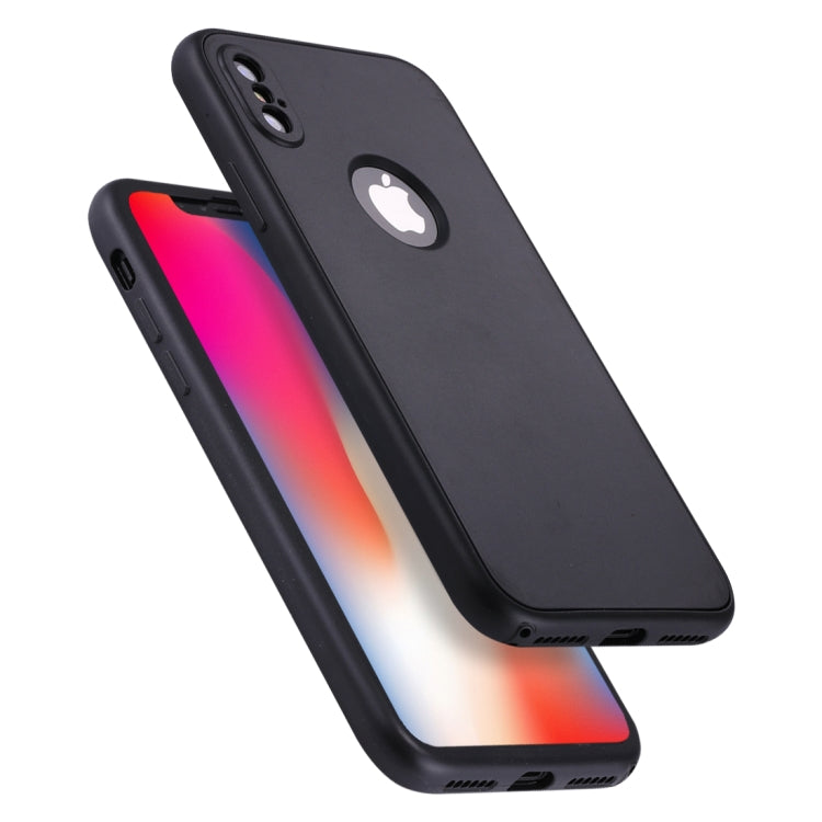 For iPhone X / XS Stylish Lightweight 360 Degree Shockproof Detachable TPU + PC Combination Protective Case