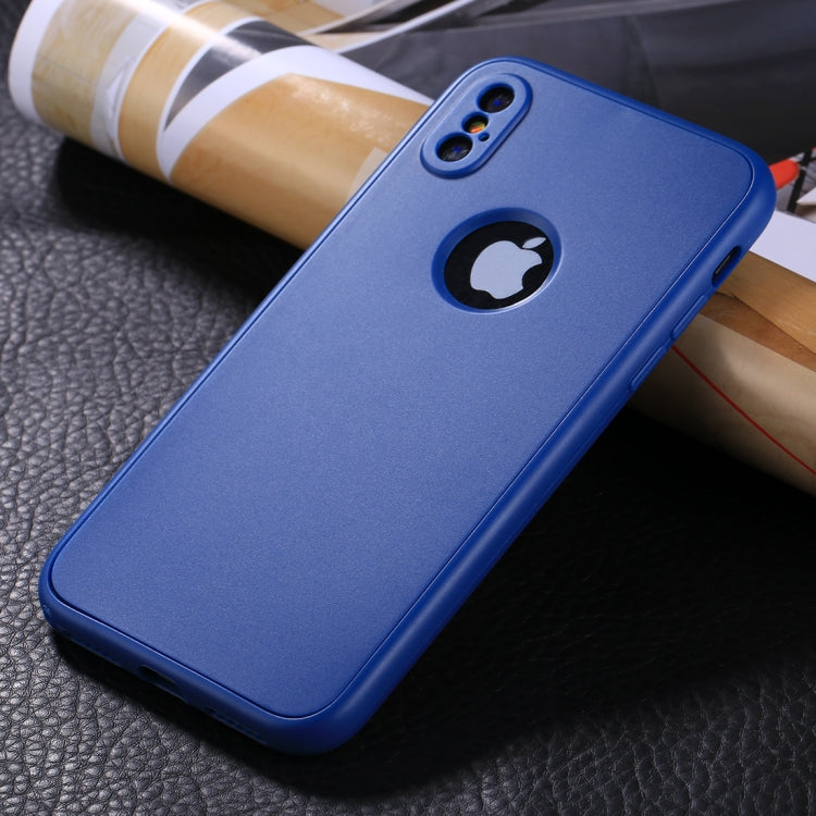 For iPhone X / XS Stylish Lightweight 360 Degree Shockproof Detachable TPU + PC Combination Protective Case