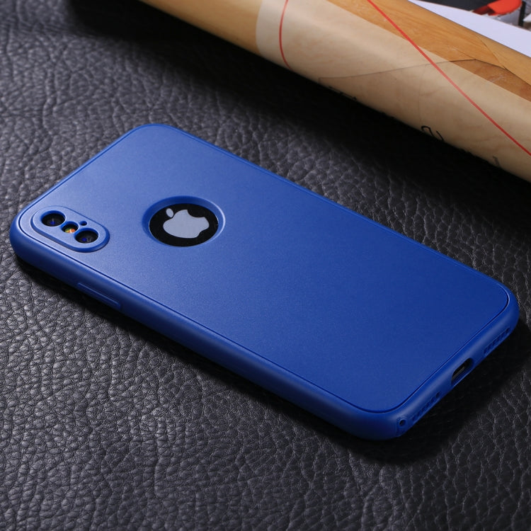 For iPhone X / XS Stylish Lightweight 360 Degree Shockproof Detachable TPU + PC Combination Protective Case