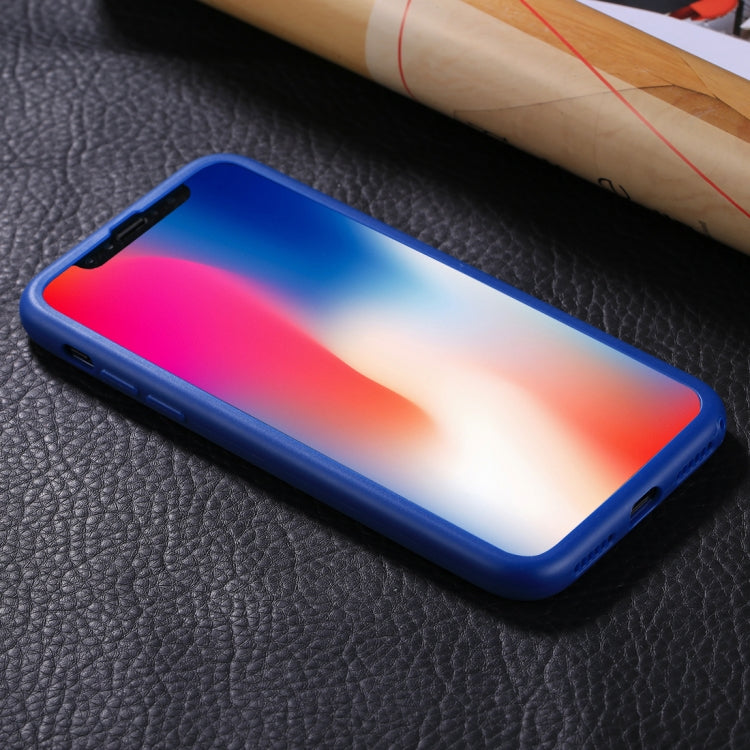 For iPhone X / XS Stylish Lightweight 360 Degree Shockproof Detachable TPU + PC Combination Protective Case