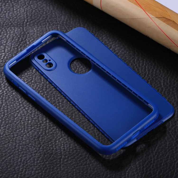 For iPhone X / XS Stylish Lightweight 360 Degree Shockproof Detachable TPU + PC Combination Protective Case