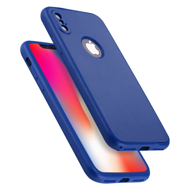 For iPhone X / XS Stylish Lightweight 360 Degree Shockproof Detachable TPU + PC Combination Protective Case