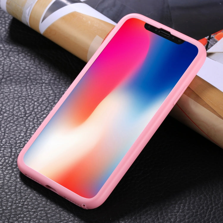 For iPhone X / XS Stylish Lightweight 360 Degree Shockproof Detachable TPU + PC Combination Protective Case