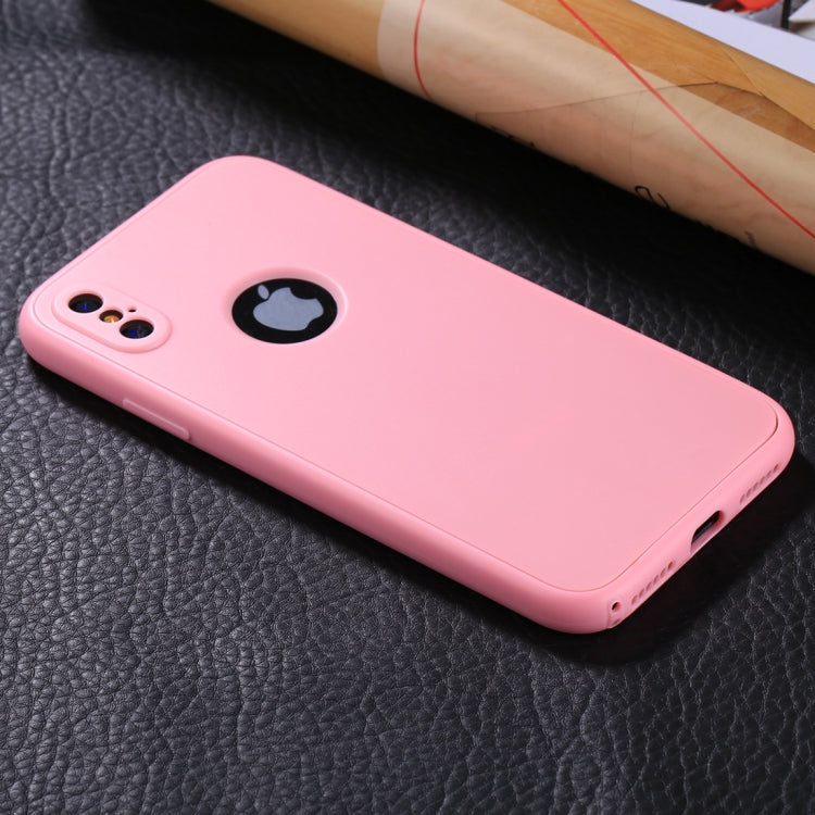 For iPhone X / XS Stylish Lightweight 360 Degree Shockproof Detachable TPU + PC Combination Protective Case