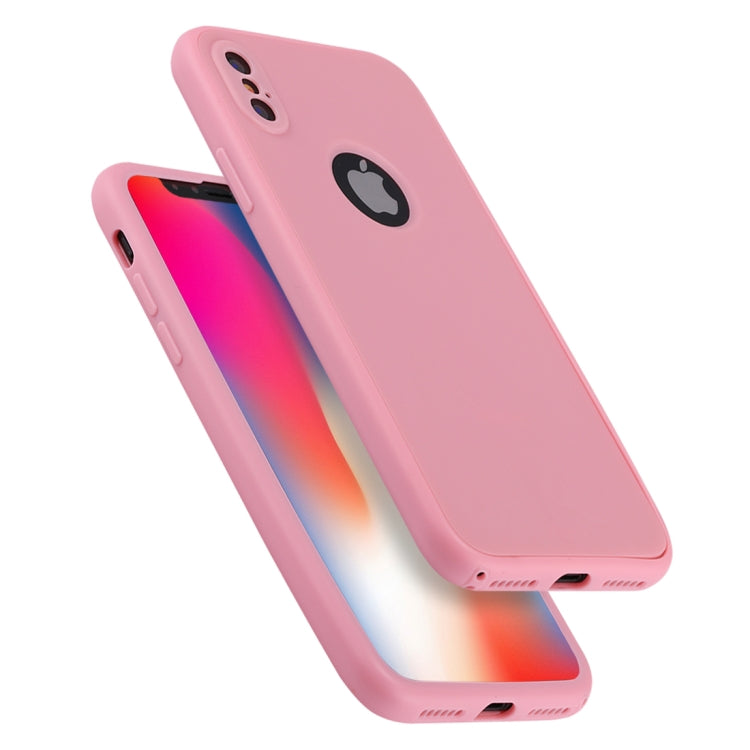 For iPhone X / XS Stylish Lightweight 360 Degree Shockproof Detachable TPU + PC Combination Protective Case