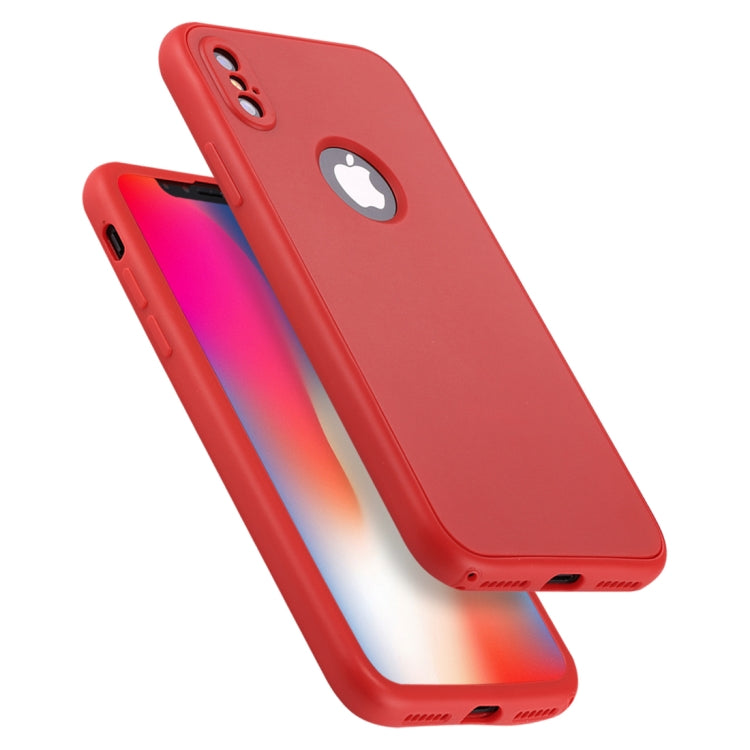 For iPhone X / XS Stylish Lightweight 360 Degree Shockproof Detachable TPU + PC Combination Protective Case