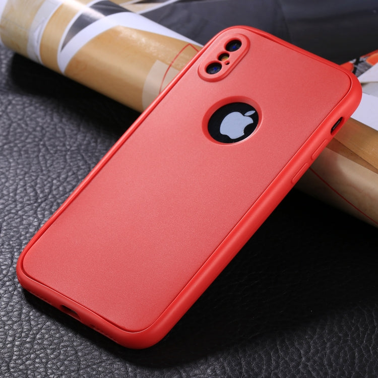 For iPhone X / XS Stylish Lightweight 360 Degree Shockproof Detachable TPU + PC Combination Protective Case