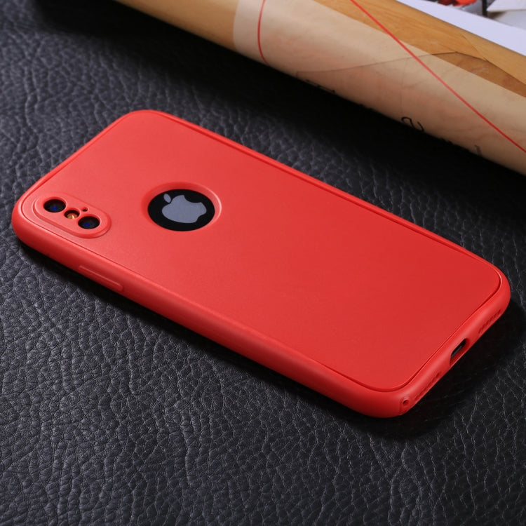 For iPhone X / XS Stylish Lightweight 360 Degree Shockproof Detachable TPU + PC Combination Protective Case