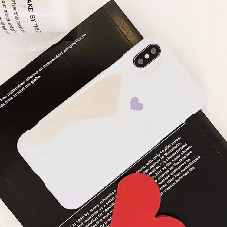 For iPhone X / XS Soft TPU Cute Little Heart Pattern Protective Back Cover Case