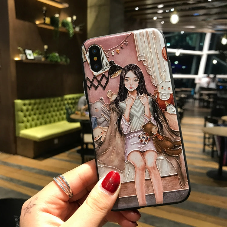For iPhone X / XS Oil Paintings