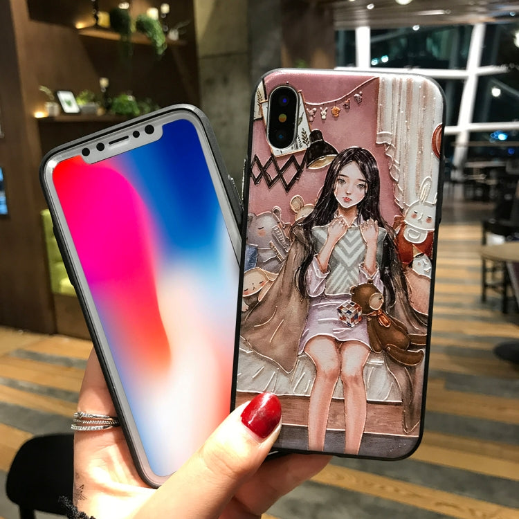 For iPhone X / XS Oil Paintings