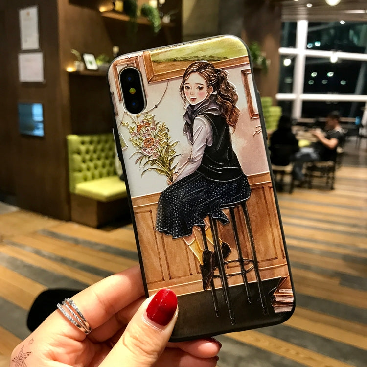 For iPhone X / XS Oil Paintings