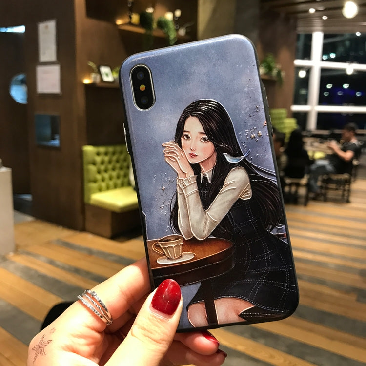 For iPhone X / XS Oil Paintings