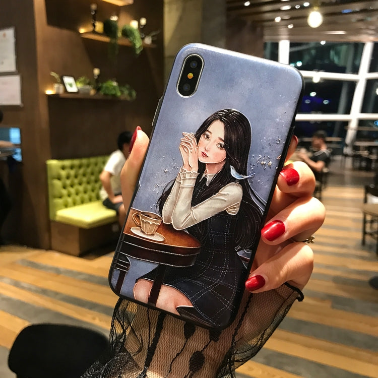 For iPhone X / XS Oil Paintings