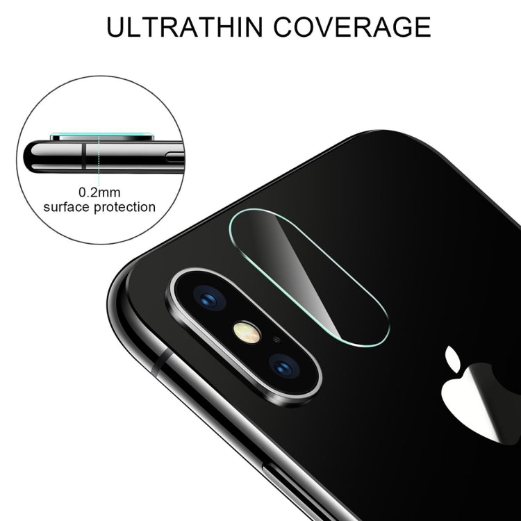 For iPhone X Rear Camera Lens Protector Tempered Glass Protective Film 0.3mm