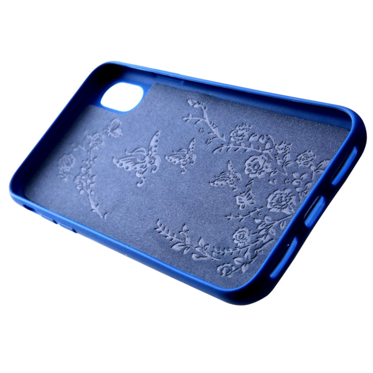 For iPhone X / XS Retro Crazy Horse Texture PU Leather Case with Holder & Card Slots & Hidden Back Sheet Iron