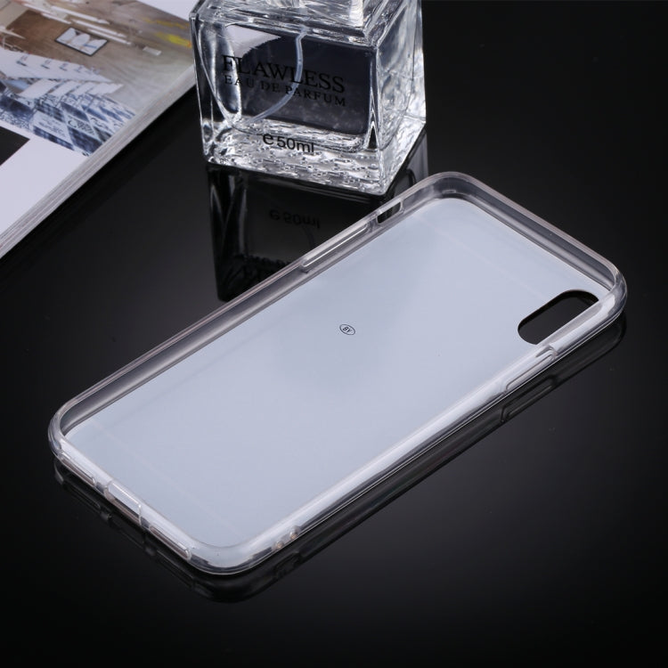 For iPhone X / XS Acrylic + TPU Electroplating Mirror Protective Back Cover Case