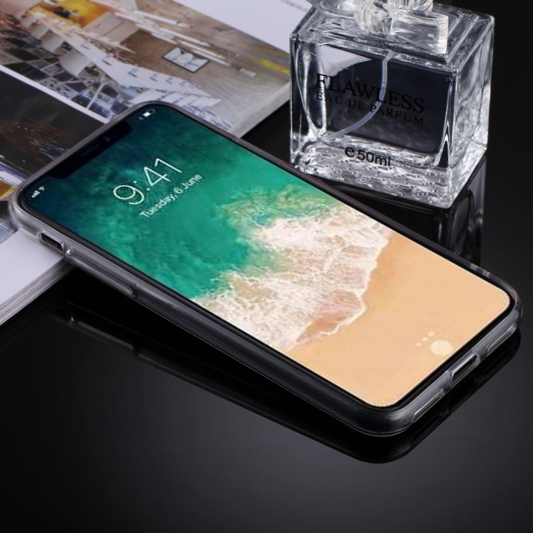 For iPhone X / XS Acrylic + TPU Electroplating Mirror Protective Back Cover Case