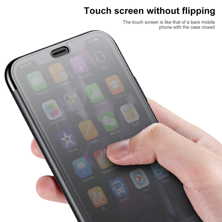 For iPhone X / XS Baseus Touch Screen Soft TPU Ultrathin Cover Flip Protective Case