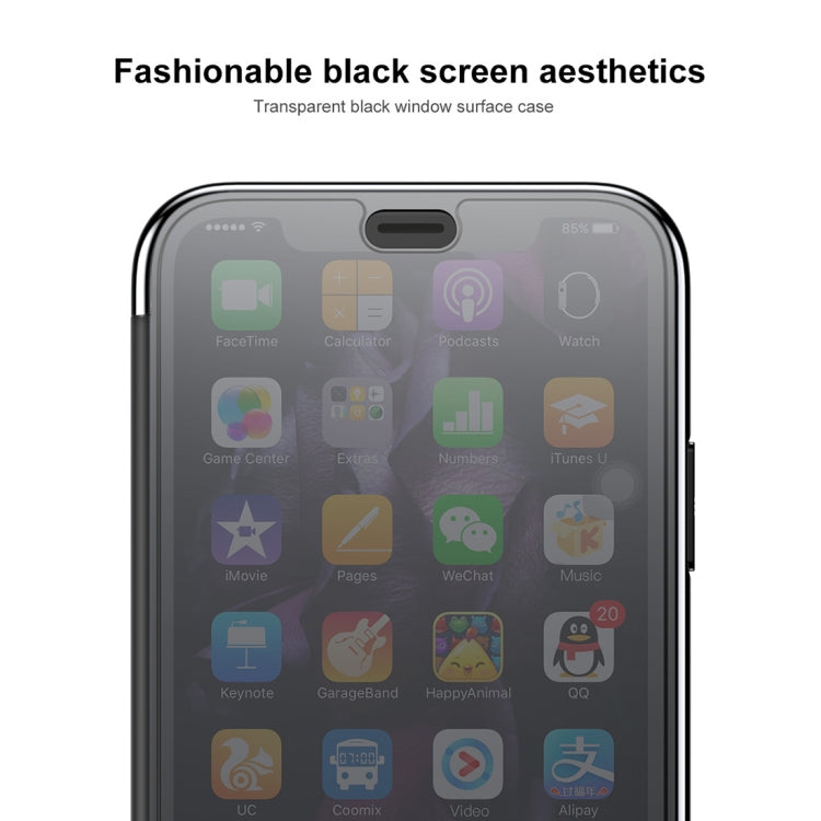 For iPhone X / XS Baseus Touch Screen Soft TPU Ultrathin Cover Flip Protective Case