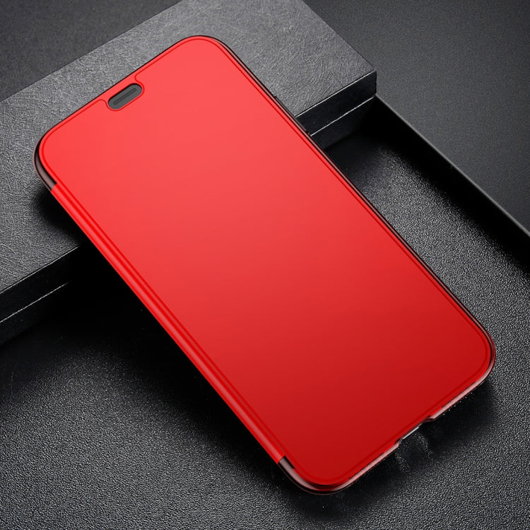 For iPhone X / XS Baseus Touch Screen Soft TPU Ultrathin Cover Flip Protective Case