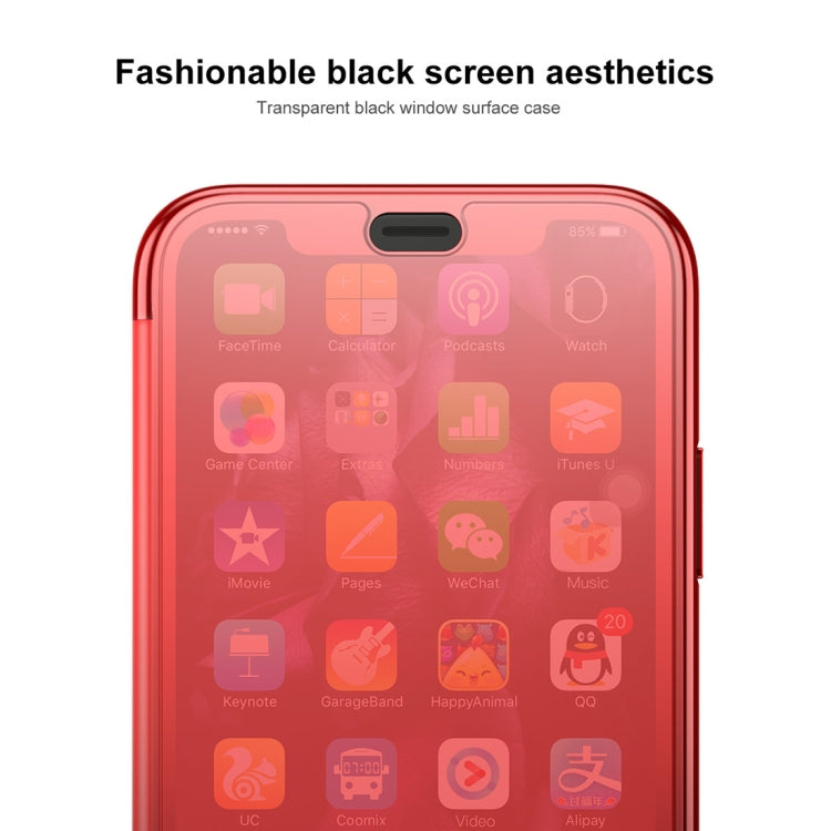 For iPhone X / XS Baseus Touch Screen Soft TPU Ultrathin Cover Flip Protective Case