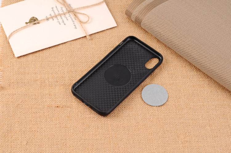 For iPhone X / XS Tyre Track Pattern Protective Back Cover Case