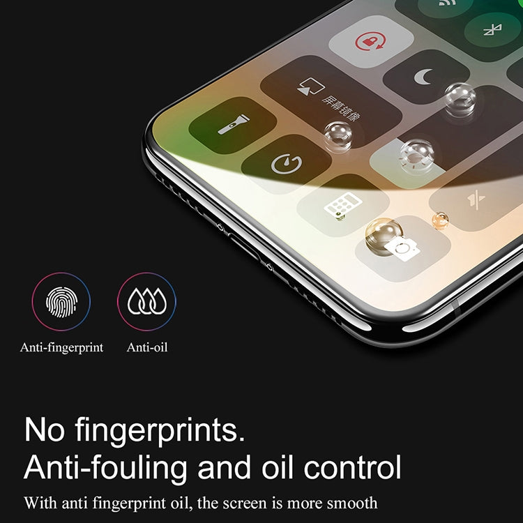 For iPhone X Lenuo DF 0.3mm 9H Surface Hardness 3D Full Screen Tempered Glass Screen Film
