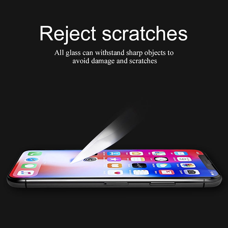 For iPhone X Lenuo DF 0.3mm 9H Surface Hardness 3D Full Screen Tempered Glass Screen Film