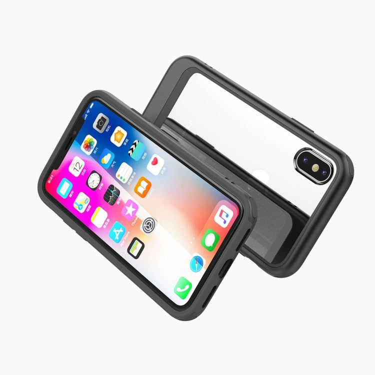 For iPhone X / XS Shockproof TPU + PC Protective Back Case
