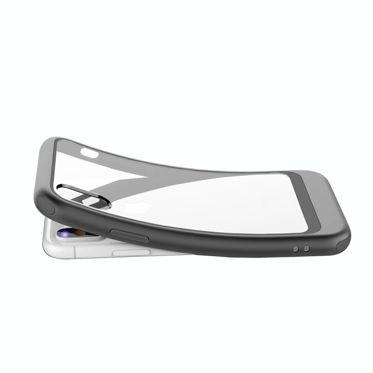 For iPhone X / XS Shockproof TPU + PC Protective Back Case
