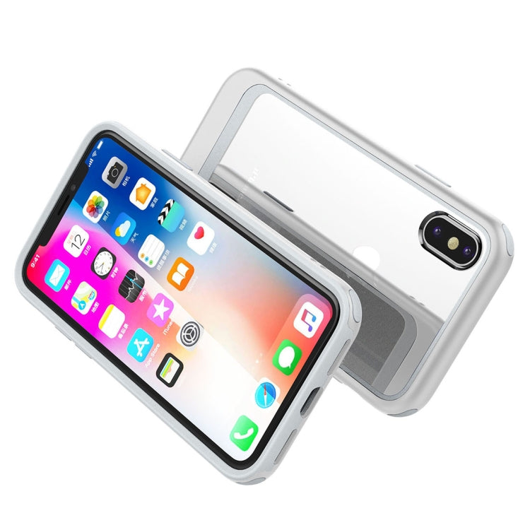 For iPhone X / XS Shockproof TPU + PC Protective Back Case