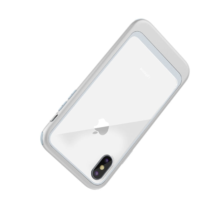 For iPhone X / XS Shockproof TPU + PC Protective Back Case