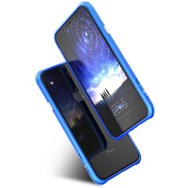 For iPhone X / XS Metal Shockproof Protective Bumper Frame