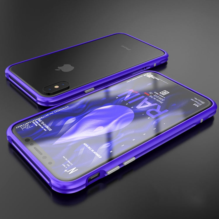 For iPhone X / XS Metal Shockproof Protective Bumper Frame