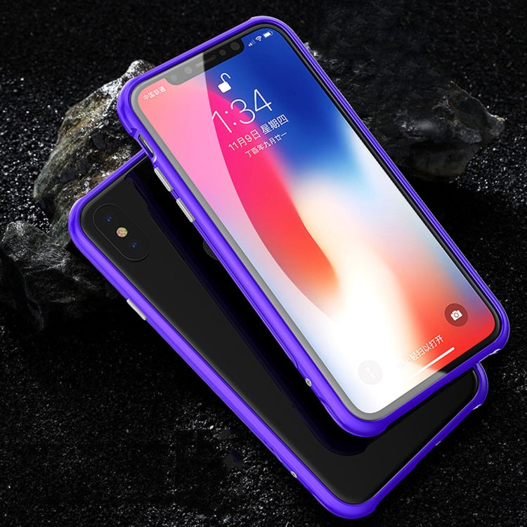 For iPhone X / XS Metal Shockproof Protective Bumper Frame
